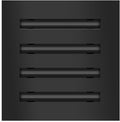 BUILDMART - 8x8 Modern AC Vent Cover - Decorative Black Air Vent - Standard by TexasBuildmart