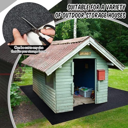 Shed Floor Mat 10 x 10 ft, PE Backing - Image 6
