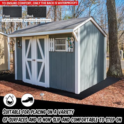 Shed Floor Mat 10 x 10 ft, PE Backing - Image 5