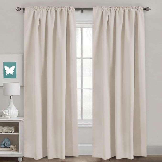 H.VERSAILTEX Blackout Curtains Thermal Insulated Window Treatment Panels Room - Image 2