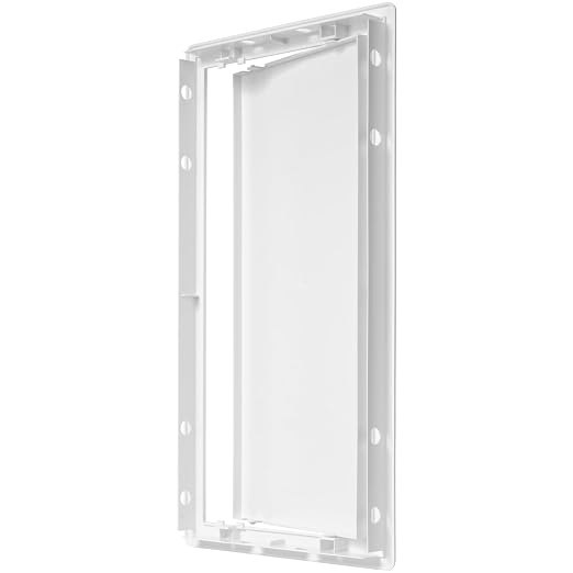 8" x 16" White ABS Plastic Plumbing Access Panel - Image 5