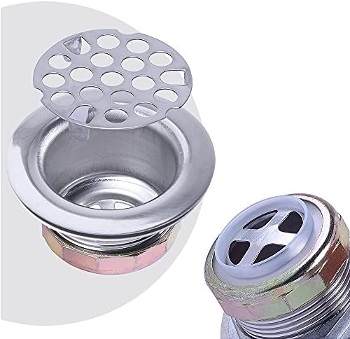 Stainless Steel Shower Strainer Assembly W/Flat Grid Strainer - Image 3