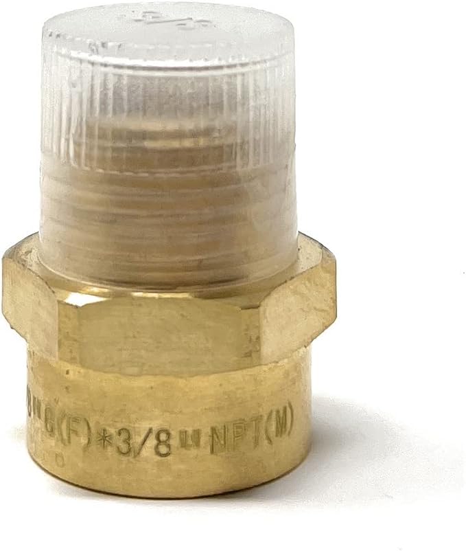 Cascada 3/8" G Thread Female to 3/8" NPT Thread Male Pipe Fitting Adapter - Image 8