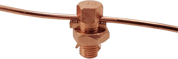 10PCS Split Bolt Connectors Copper Grounding Wire Clamps - Image 6