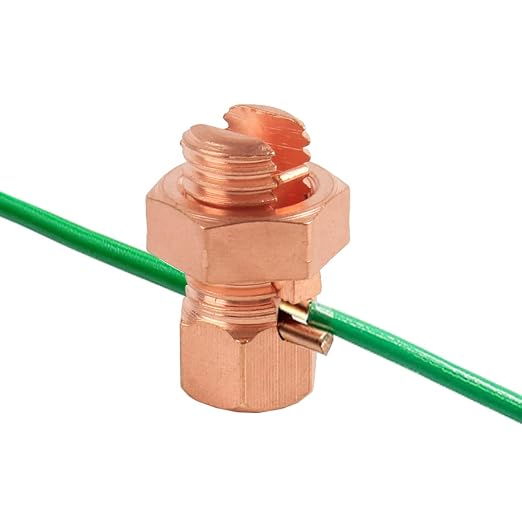 6PCS Split Bolt Connector Copper Grounding Clamps - Image 4