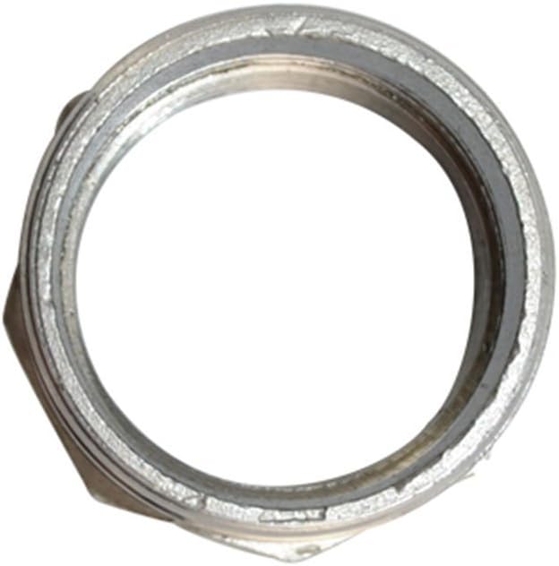 1/2" Male x 1/4" Female Female Thread Reducer Bushing Pipe Fitting, Stainless - Image 2