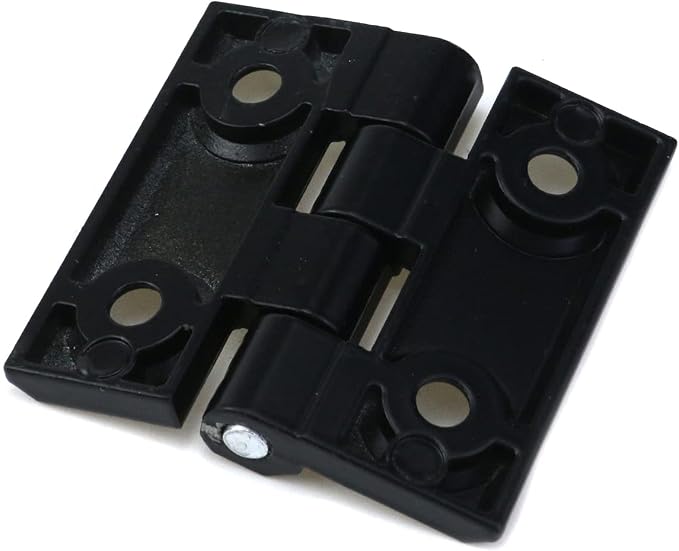 Woogim 4PCS Black Heavy Duty Cabinet Door Hinges 2.24"×2.24" | Reinforced Ball - Image 6