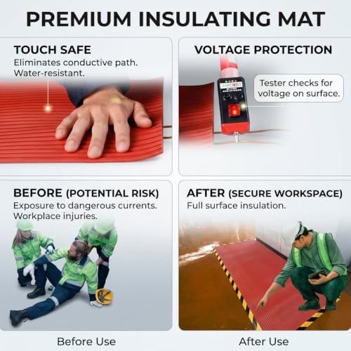 Electrical Safety Floor Mat Rubber Insulation Sheet - Image 4