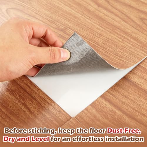 AKOLAFE 40 Sheet Vinyl Flooring 12x12 Inch Peel and Stick Floor Tile Waterproof - Image 5