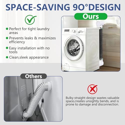 Dryer Vent Hose For Tight Space | Flexible Dryer Vent Connector Kit - Image 3