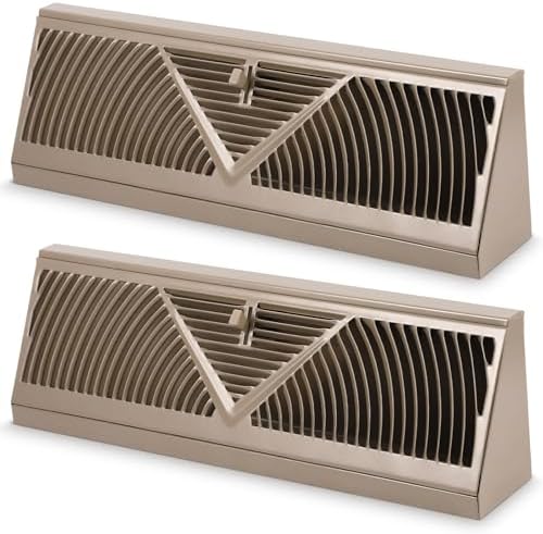 Yaocom 2 Pack Baseboard Register Vent 18 Inch Air Vent Covers by Yaocom