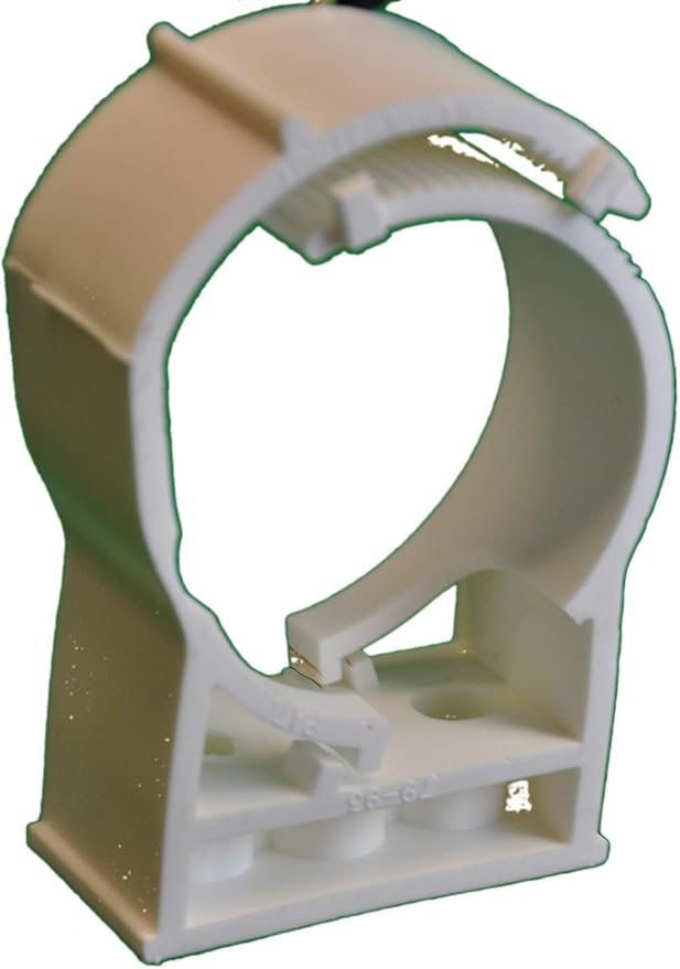 Handy-Snap 79-93HS Pipe Hanger, 3 inch, Surface Mount | White Polypropylene by SnapnStrut