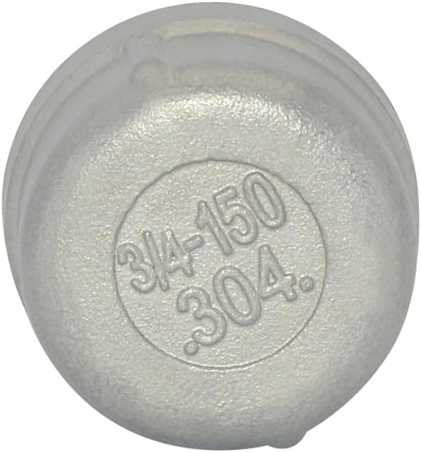 3/4" 0.75" Cap, NPT Female Threaded Cast Pipe Fitting, Stainless Steel 304 - Image 5