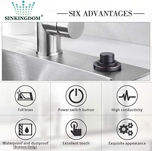 SinkTop Air Switch Kit for Disposal, Dual Outlet - Image 4
