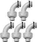 MAKERELE 5-Pack 1 Inch 90° PVC Liquid Tight Elbow Connectors by MAKERELE