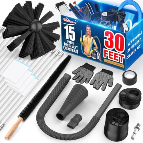 Sealegend 15-Piece Dryer Vent Cleaner Kit Omnidirectional Dryer Cleaning Kit by Sealegend