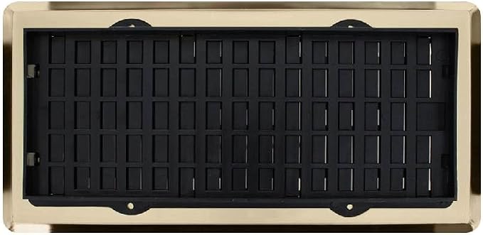 Decor Grates AJH410 Oriental Floor Register, Bright Brass - Image 4