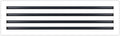 BUILDMART - 26x8 Modern AC Vent Cover - Decorative White Aluminum Air Vent - by TexasBuildmart