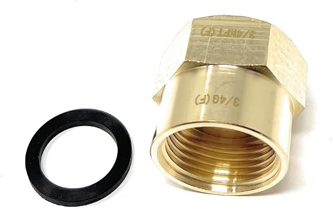 Cascada 3/4" G Thread Female to 3/4" NPT Thread Female Pipe Fitting Adapter - Image 8
