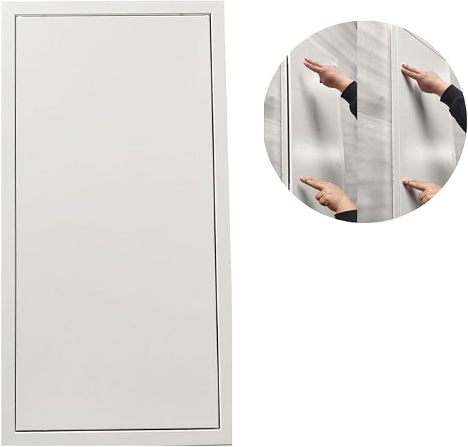 Fengze Thicken Metal Access Panel 14" x 29" Spring Lock No Key Needed Strong - Image 3