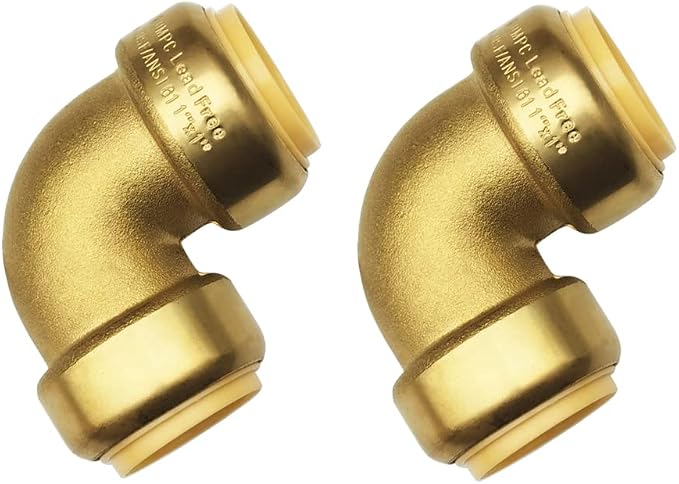 Pex Fiting 1" Inch PushFit Elbow 90-Degree -PEX Fitting 90 Degree Elbow by HQMPC