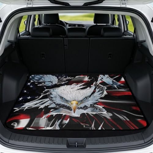 Eagle Tear Camping Trunk Mat 29"x39" by Mintulipy