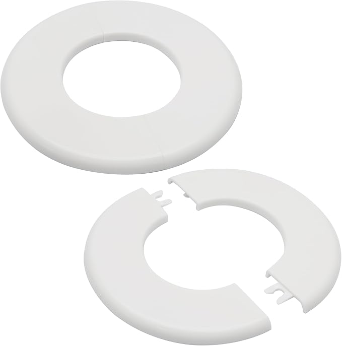 2 Pcs Wall Split Flange, Plumbing Cover Plates, by Moicstiy