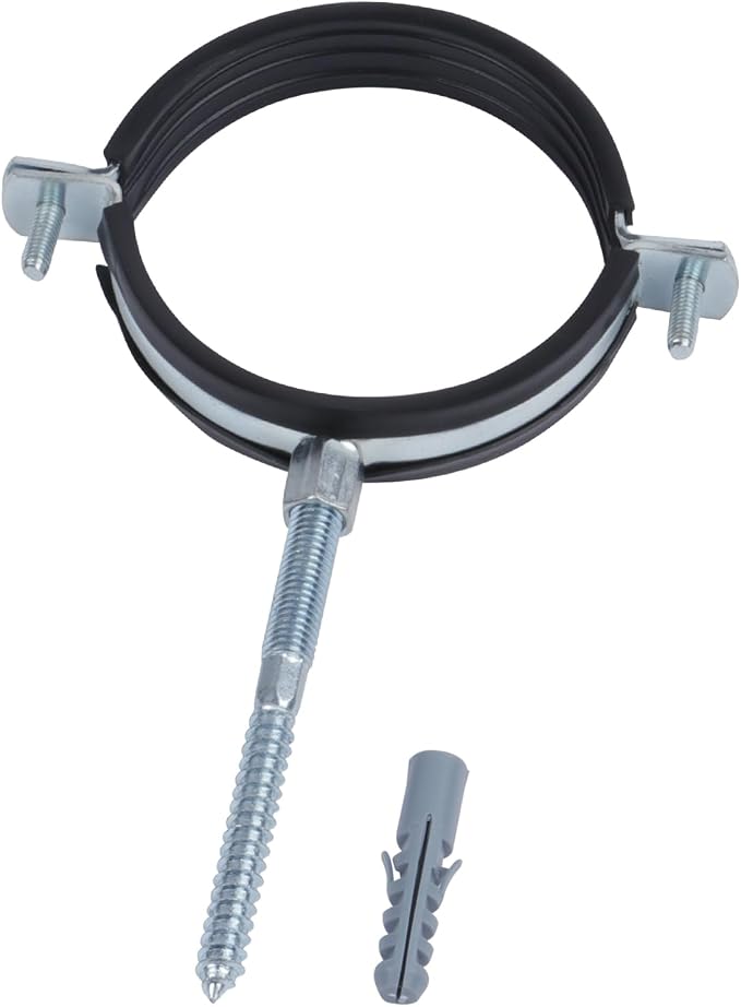 4 PCS Split Ring Pipe Hanger, Heavy Duty Adjustable Pipe Bracket Clamp - Image 7