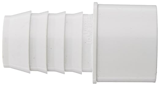Spears 460 Series PVC Pipe Fitting, Schedule 40, 1-1/2"Barbed x 1-1/2" Spigot - Image 2