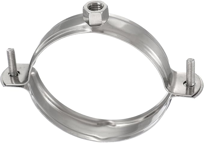 HARFINGTON 201 Stainless Steel 3"/75mm Split Ring Pipe Hanger Pipe Strap Clamp by HARFINGTON