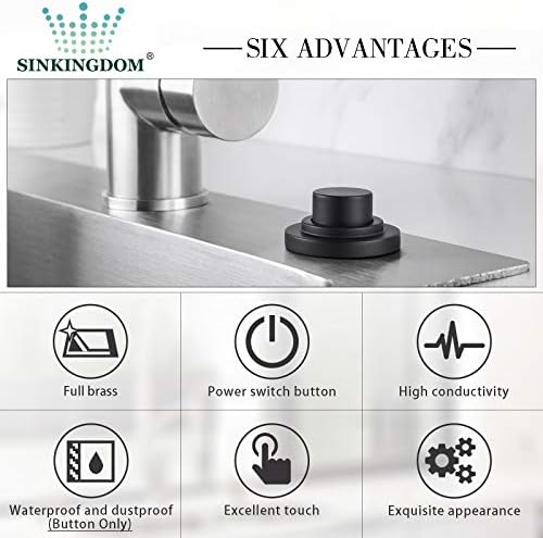 SinkTop Air Switch Kit for Disposal, Dual Outlet - Image 3