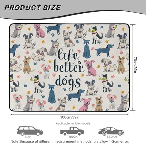 Dog Life Stroller Trunk Mat Universal Waterproof Cargo Liner - Image 7