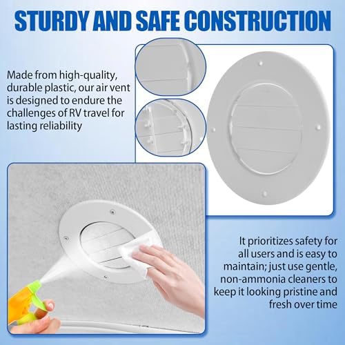 Calvana 6.5" RV Ceiling Vent Covers - Image 4