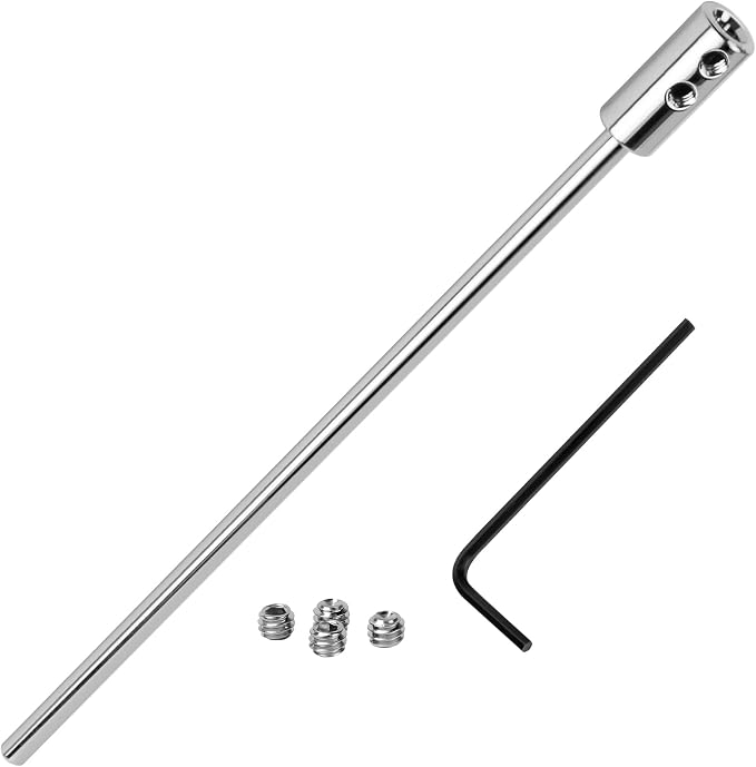 Extension Rod for Bathroom Pop-Up Vertical or Horizontal Rods, 6.64 Inch Pop Up by Unknown