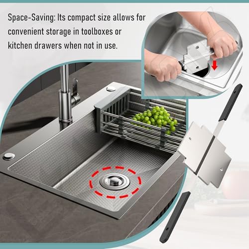Waste Drain Tool for 3 Tier Sink in Commercial Kitchen - Image 5