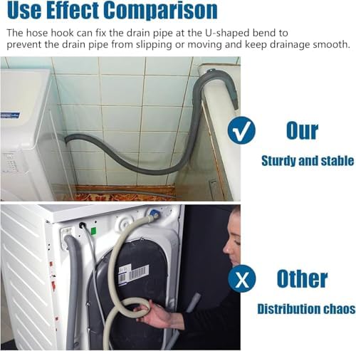 U Shape Washerwashing Drain Hose Hook - Image 3