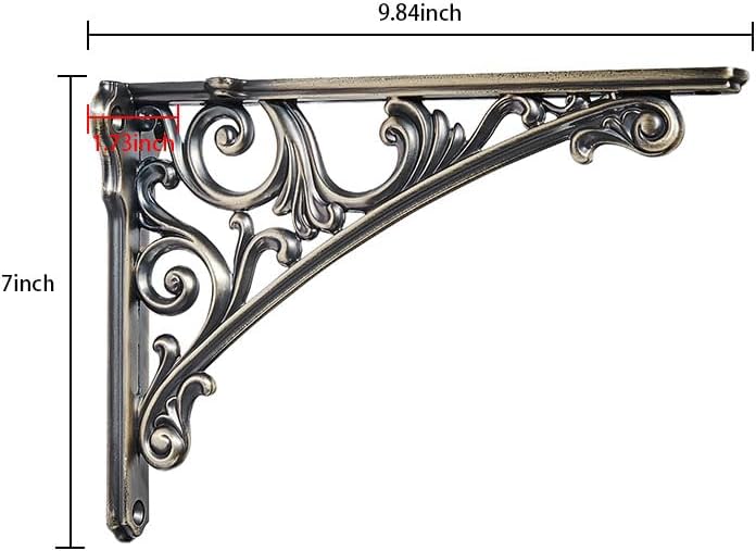 Khtumeware Shelf Bracket 10 Inch, Decorative Brackets - Image 2