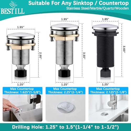 BESTILL Garbage Disposal Air Switch Kit - Image 6