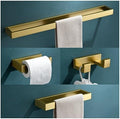 4-Piece Modern Gold Bathroom Hardware Accessories Set by TNOMS