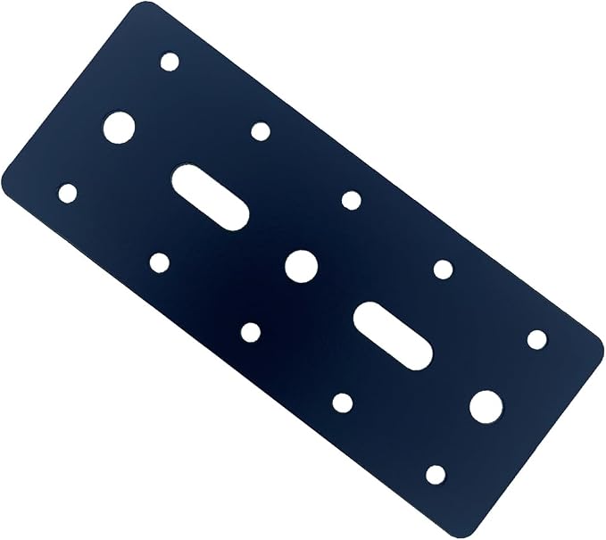 4 PCS 6"X2.5" Straight Steel Flat Plate, Heavy Duty Mending Plate Joining - Image 5