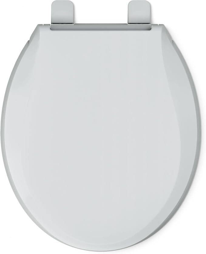 KOHLER 4639-RL-95 Cachet ReadyLatch Round Toilet Seat Soft Close, Ice Grey - Image 12