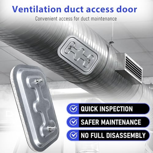 6" Lx4 W Nylthqelz Grease Duct Access Door - Image 2