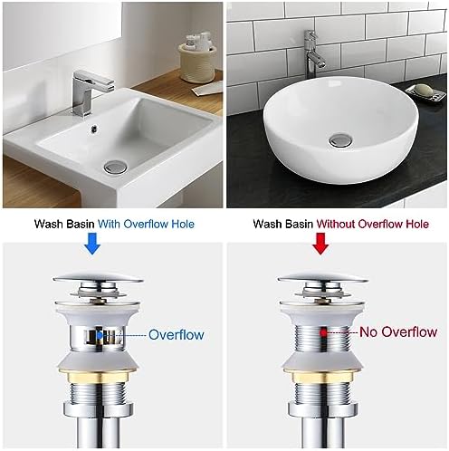 Bathroom Basin Sink Waste P-Trap Drain Kit, Adjustable Bottle Trap - Image 4