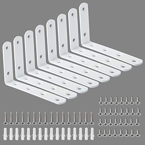 Alise 8Pcs Floating Shelf Brackets by Alise
