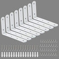 Alise 8Pcs Floating Shelf Brackets by Alise