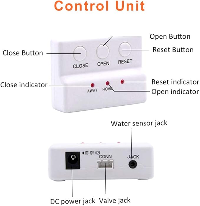 E-SDS Water Leak Detector with Shutoff Valve, Sensors and Sounds Alarm | - Image 3