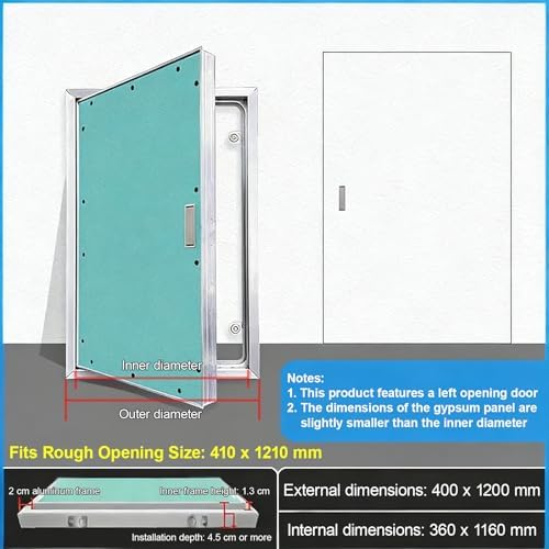 Drywall Access Panel, Concealed Wall Inspection Door - Image 2