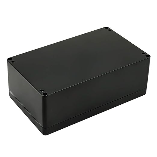 ABS Plastic Electrical Project Case Power Junction Box, Project Box Black 7.87 - Image 5