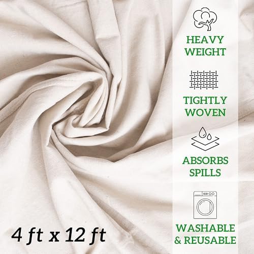 GREEN LIFESTYLE All Purpose Canvas Drop Cloths - Image 4