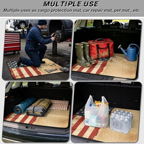 Retro 250th American Stroller Trunk Mat Universal Waterproof Cargo Liner - Image 3